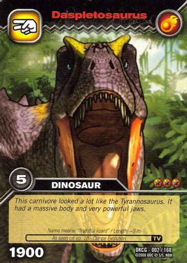 Maybe you would like to learn more about one of these? Image - Daspletosaurus TCG Card.jpg - Dinosaur King