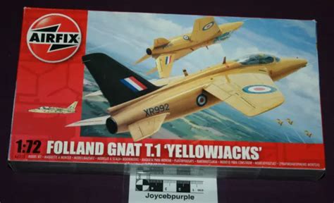 Airfix Folland Gnat T1 Yellowjacks 172 Scale Model Plane Kit A55112
