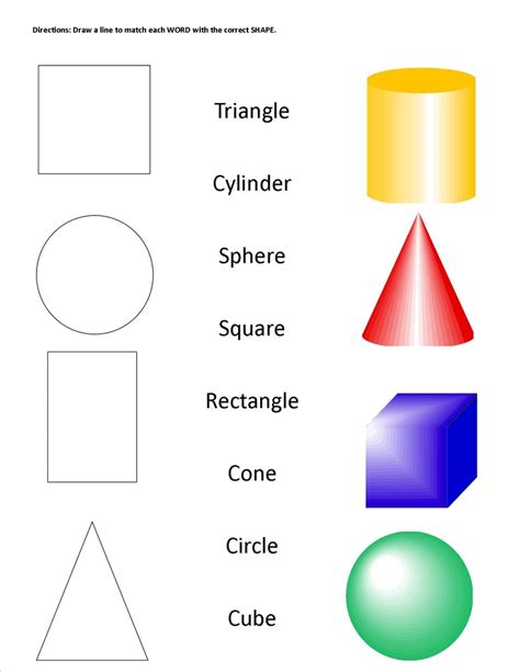 Geometric Shapes & Solids worksheet | STAAR ALT Ideas | Pinterest