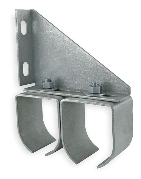 Grainger Approved Wall Hanger Bracket Double Round Rail Steel