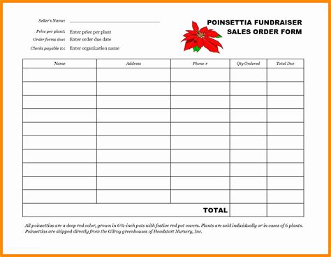 Printable Fundraiser Template Free
