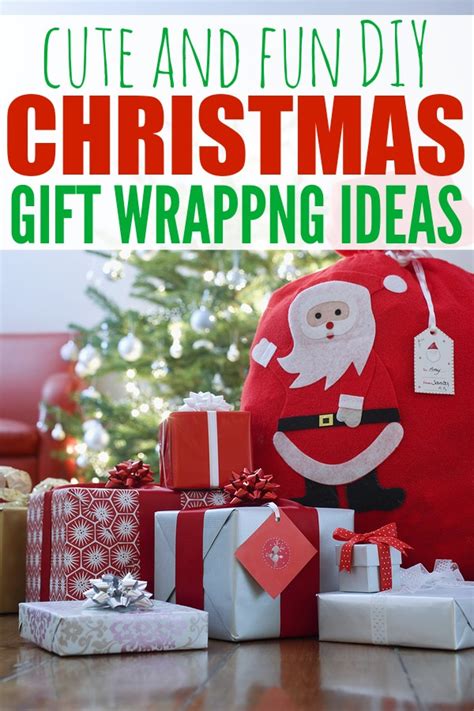 Free shipping on orders $79+! Cute & fun DIY Christmas gift wrapping ideas