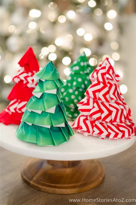 Fabric Christmas Craft Idea Diy Christmas Tree Party Hats