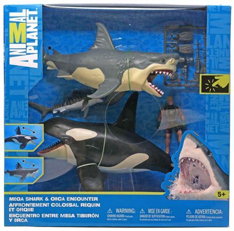 Animal Planet Mega Shark And Orca Encounter Playset