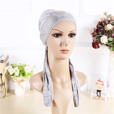 11colour Women Mercerized Cotton Muslim Head Coverings Hijabscarfcap Headscarf Islamic Head