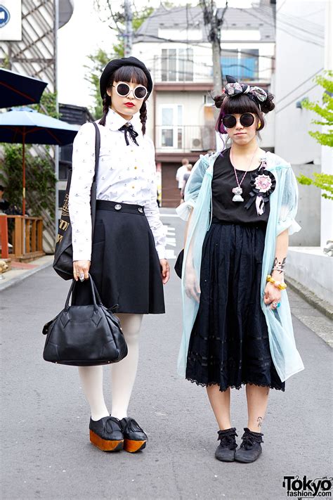Harajuku Girls In Round Sunglasses Tsumori Chisato And Vivienne Westwood