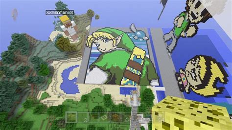 Minecraft Xbox 360 Edition Incredible Pixel Art Youtube