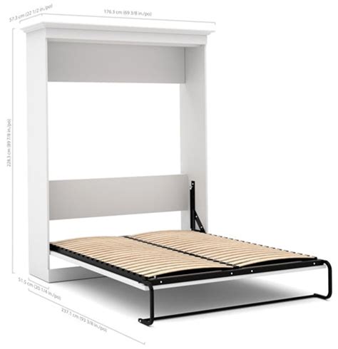 40883 Versatile Collection 115 Queen Wall Bed And Storage Wdrawers By