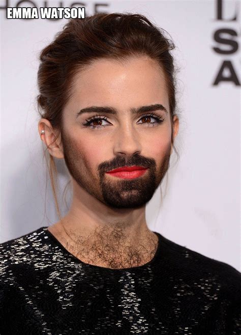 Female Celebrities With Facial Hair Problems