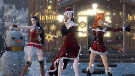 Mmd One Piece Nami Hancock Robin Pomp And Circumstance Merry