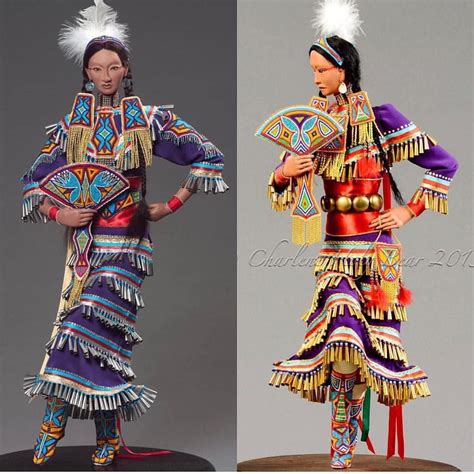Throw Back Images Of Two Jingle Dress Dancers A Couple Of Years Apart