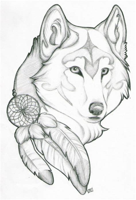 Wolf Profile Drawing At Getdrawings Free Download