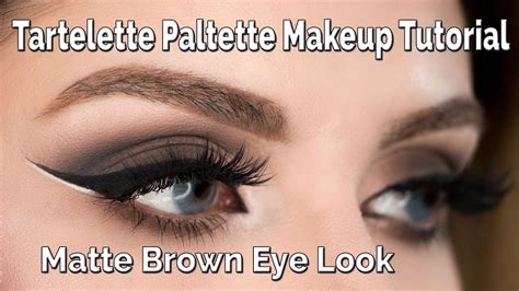 Tartelette Palette Brown Makeup Tutorial Youtube