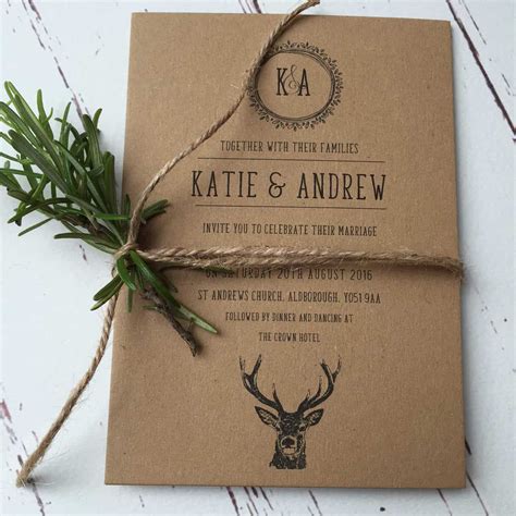 Paper is inexpensive and easy to work with. Rustic Wedding Invitations and Stationery - Wagtail Designs