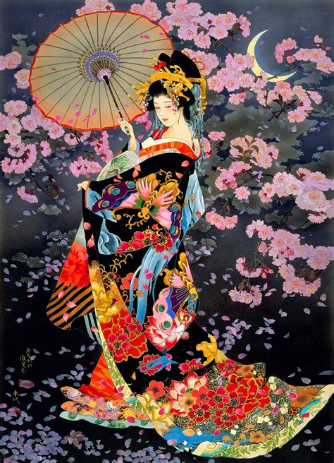 Gorgeous Geisha Girls Wall Art Prints Set Of 3 Geisha Art Etsy