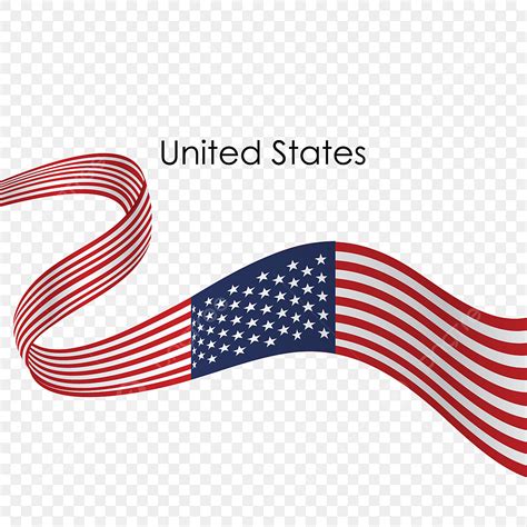 American Flag Ribbon Clipart For Free
