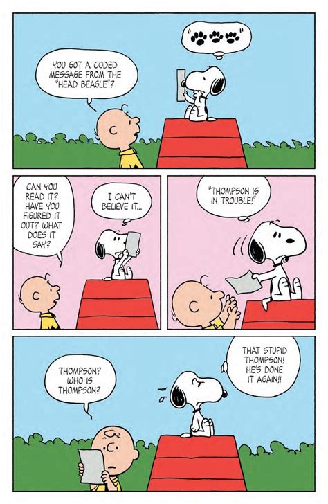 preview peanuts 31 snoopy comics peanuts comic strip charlie brown and snoopy