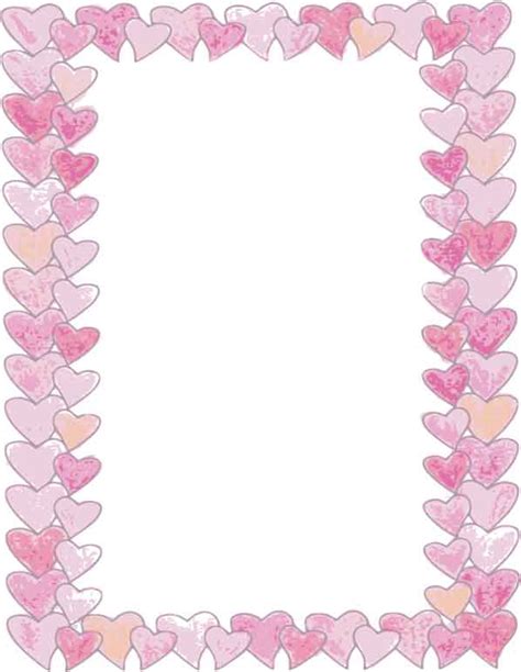 Printable Heart Borders Clipart Best