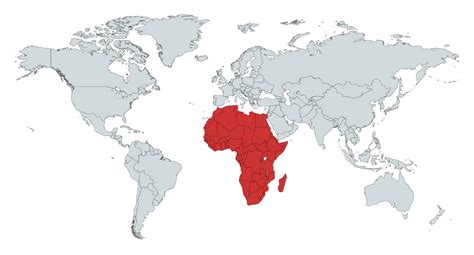 mapa mundi de africa
