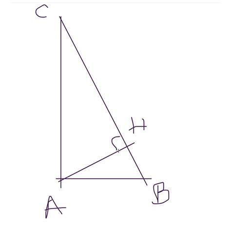 soit ABC un triangle rectangle en A et H le projeté orthogonal de A sur