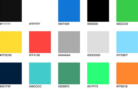 Color palettes interested in color palettes? Jxnblog: Color Palette Documentation for Living Style Guides