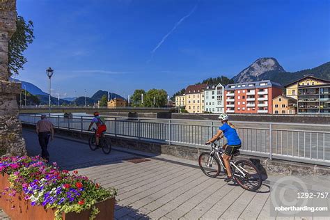 Inn River Kufstein Tyrol Austria Stock Photo