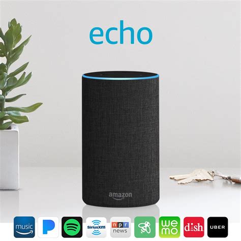 Echo 2nd Generation Smart Speaker With Alexa And Dolby Processing