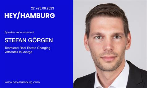 Speaker Announcement Stefan Görgen — Heymobility Hamburg