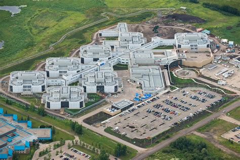 Aerial Photo Edmontons New Remand Center Prison