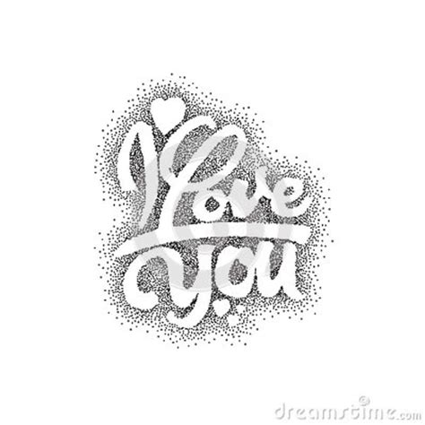 I Love You Hand Lettering Text Handmade Vector Calligraphy For Your