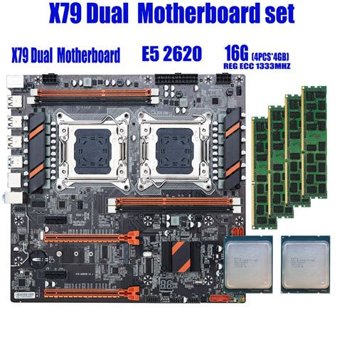 Huananzhi X79 4d Dual Socket Motherboard Bundle Nvme Ssd Slot Cpu Intel