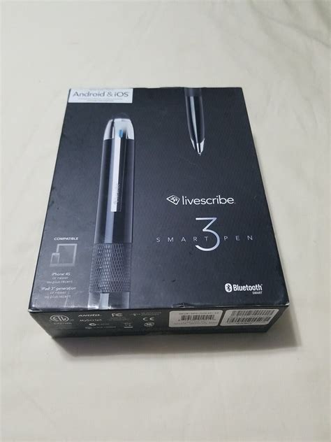 Brand New Sealed Livescribe Smartpen 3 Bluetooth Stylus Apx 00016