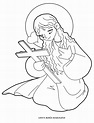 Dibujos para catequesis: SANTA MARÍA MAGDALENA