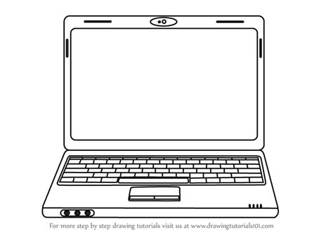 How to draw a camera cute and easy. Learn How to Draw a Laptop (Computers) Step by Step ...