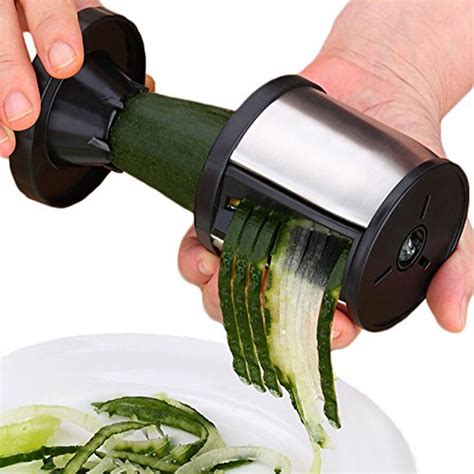 Handheld Stainless Steel Grater Slicer Spiral Vegetable Cutter Zucchini