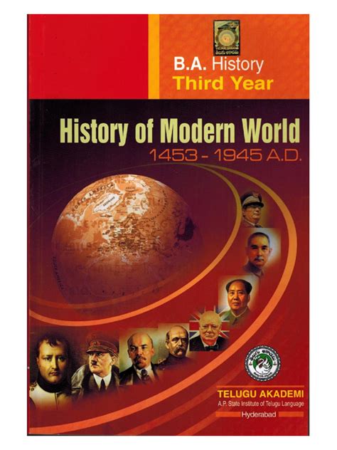Ba History Third Year History Of Modern World 1453 1945 Ad