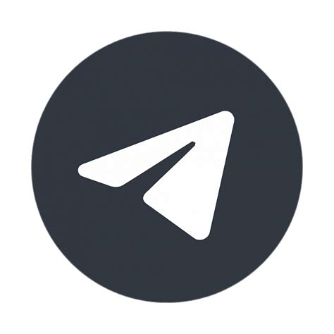 Nuevo Logotipo De Telegram En Gris PNG Transparente StickPNG