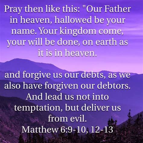 Our Father In Heaven Longing For You Kingdom Come New International