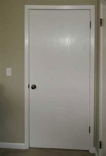 The Painted Surface Painting A Plain Flat Door