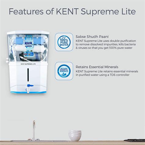 Kent Supreme Lite 2020 11110 Wall Mountable Rouftds Control 8l