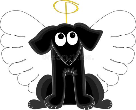 Angel Dog Stock Vector Illustration Of Cartoon Season 427234