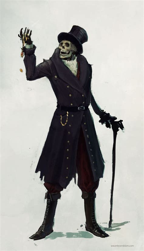 Skeleton Gentleman Character Portraits Character Art Character