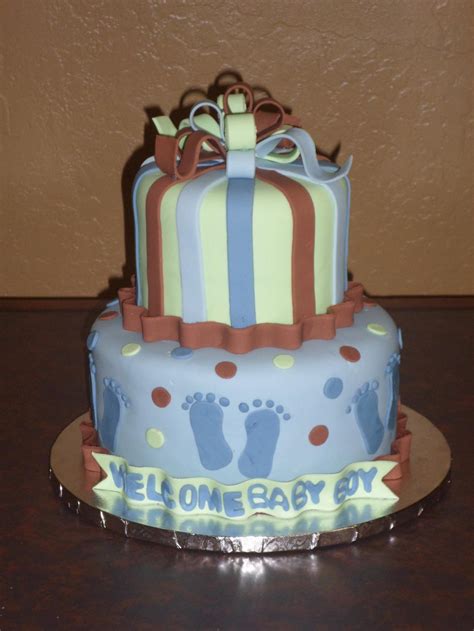 Cupcakes have a more casual feel to them, and people love them because they're easier to eat than a piece of sliced cake from a plate. My Goodness Cakes - Baby Shower Cake Gallery