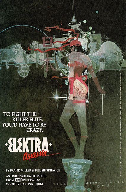 Elektra Assassin House Ad 1986 Very Fine Near Mint Comic Book