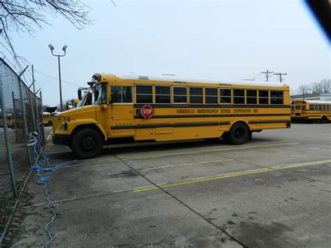 Evansville Vanderburgh School Corporation 166 Bus Lot Ev Flickr