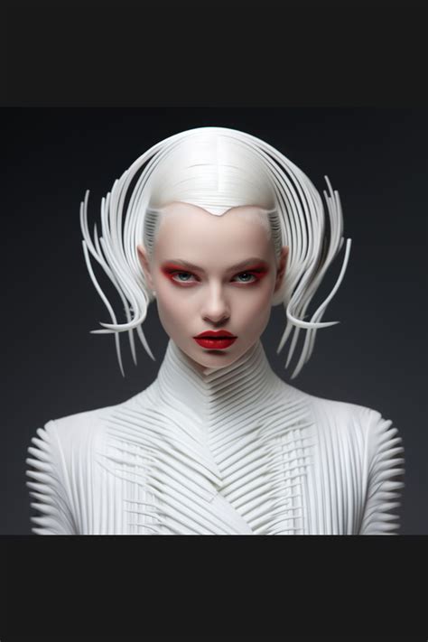 The Museum Of Future Hairstyle In 2024 Futuristic Hair Cyberpunk Hair Holographic Hair