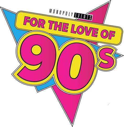 For The Love Of 90s Logo | 90s logos, 90s design, 90s theme