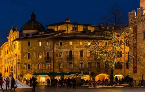 Trento Italy December 16 2017 Christmas In Trento A Charming Old