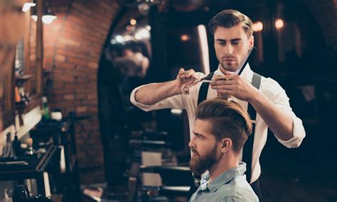 Mens Hair Services Scissors Barber Shop Groupon