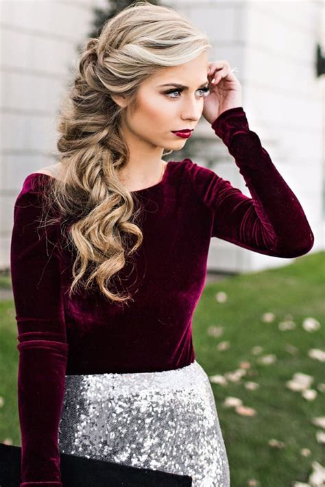 Holiday Hairstyles For Long Hair Gorgeous Cute And Easy Styles